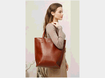 Borsa shopper da donna in vera pelle